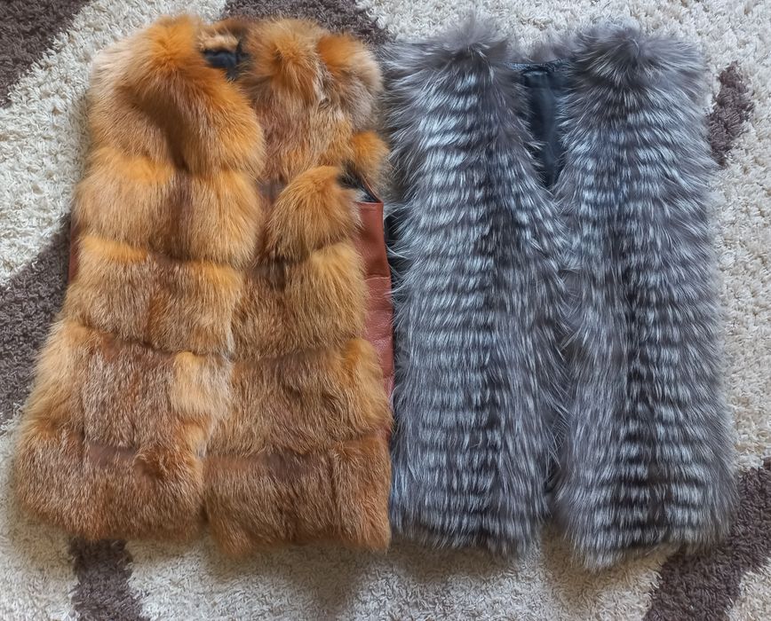 Жилетка з натурального хутра с-м