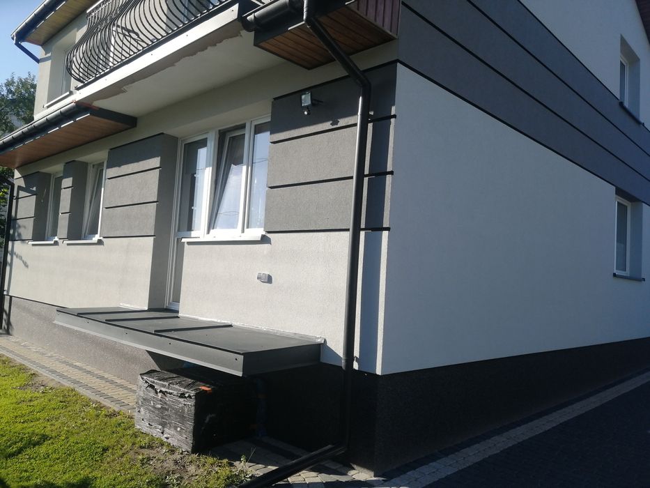 Elewacje # Poddasza # Malowanie # Szpachlowanie