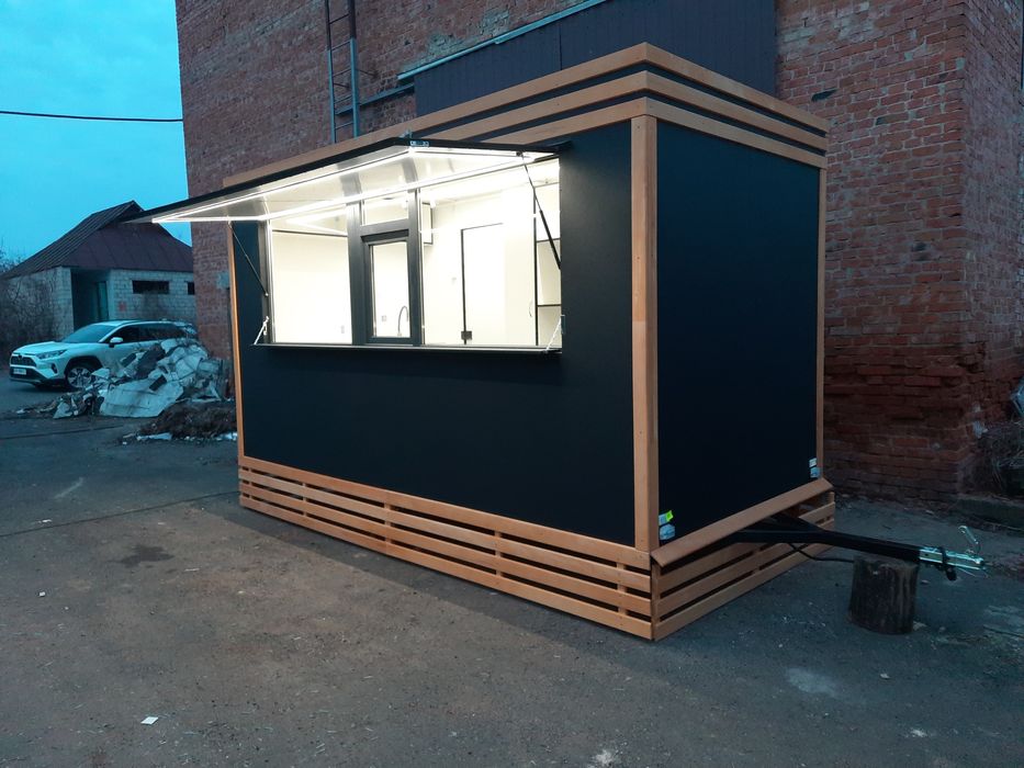 Торговий прицеп-кіоск, маф, фастфуд, кавярня, купава, кухня на колесах