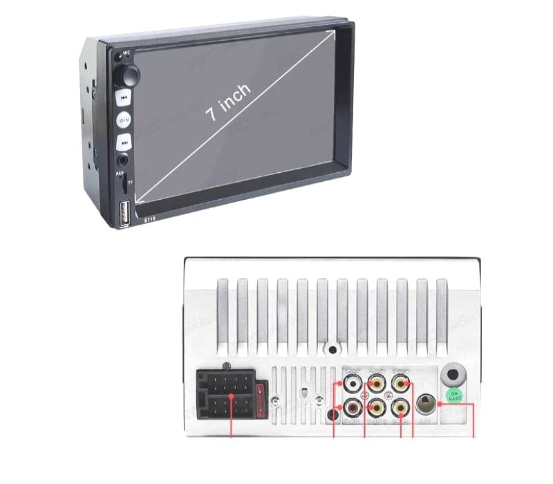 AUTO RADIO 2DIN 7 TÁCTIL BLUETOOTH USB SD