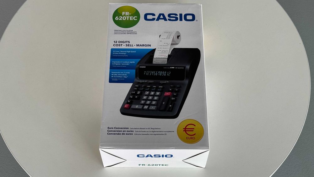 Calculadora CASIO (FR-620TEC) com Impressora – Profissional (nova)