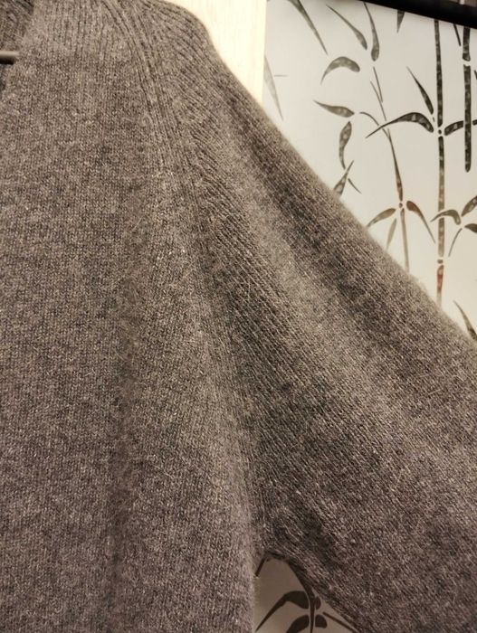 Длинный тёплый свитер пуловер Copines 70% шерсть 20% ангора р.48-54