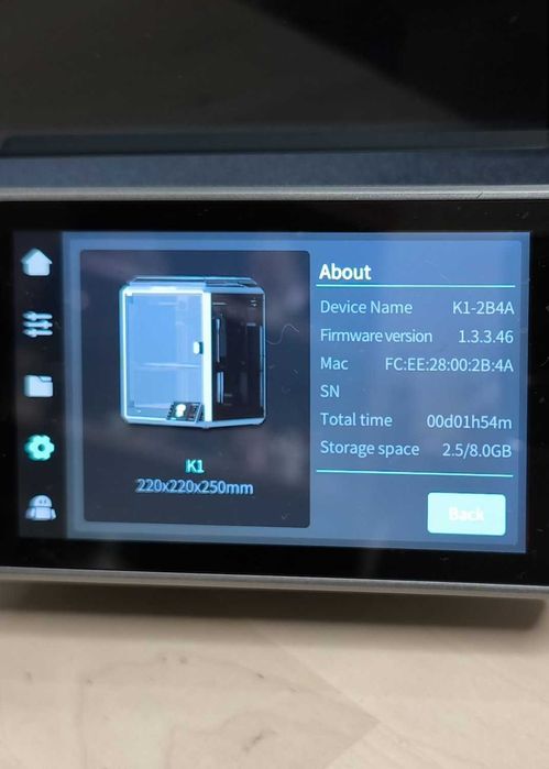 Creality K1 3D Printer with Installed Camera – BRAND NEW64751163652865124