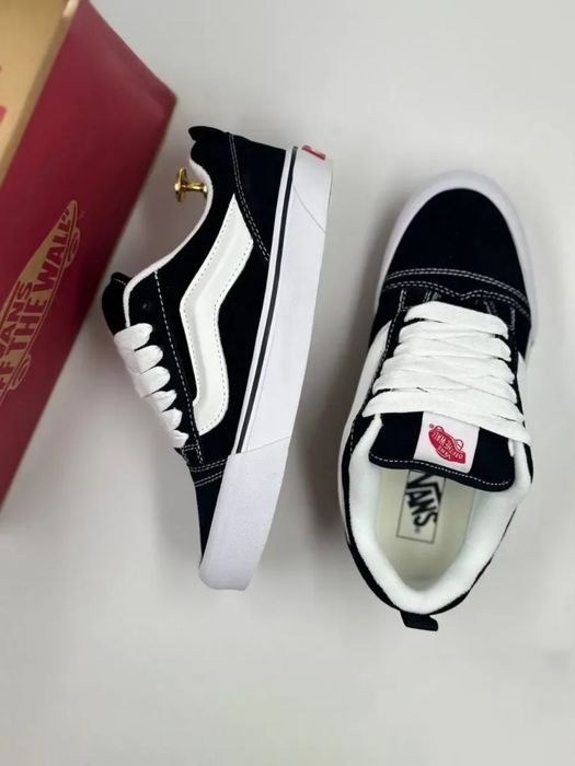 ‼️Кеди Vans Knu Skool Black 36-45 у Чорно-білому кольорі