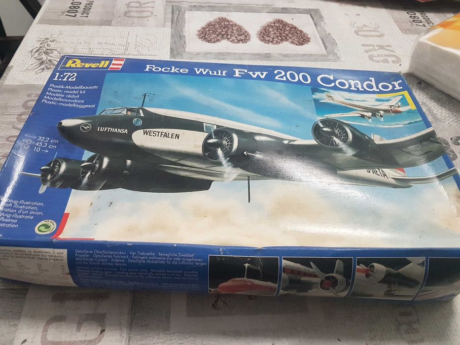 Modelismo vintage  admiral kuznetsov-F-14 Tomcat e Focke Wulf Fw200