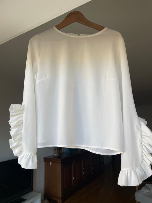Camisa branca festa Vintage Bazar