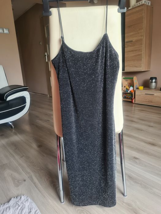 Suknia brokatowa mini, marka Carry