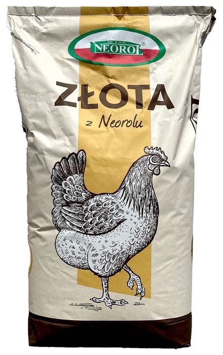 DJ Złota gruboziarnista pasza dla kur niosek 25kg NEOROL
