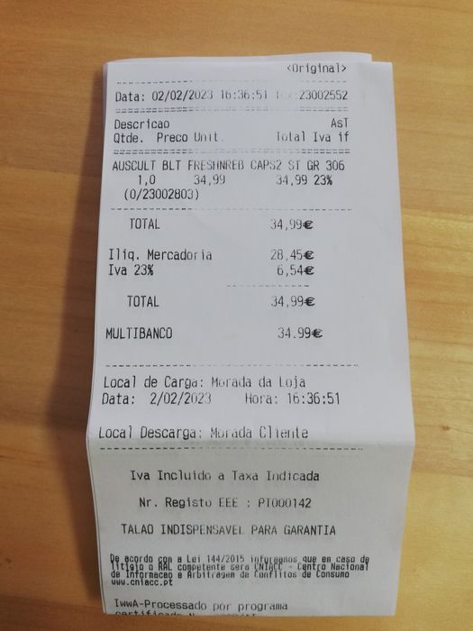 Auscultadores Fresh N Rebel Caps 2 

Comprados na Rádio Popular em F