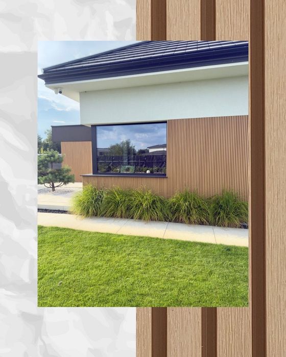 Deska elewacyjna 3D 2,8m lamele powłoka polimerowa