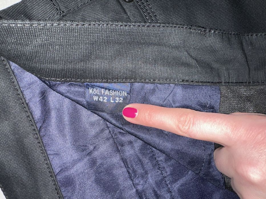 Spodnie męskie eleganckie r.42/L32