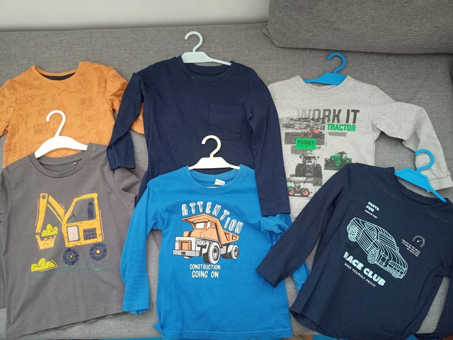 Bluzki dla chłopca rozmiar 104