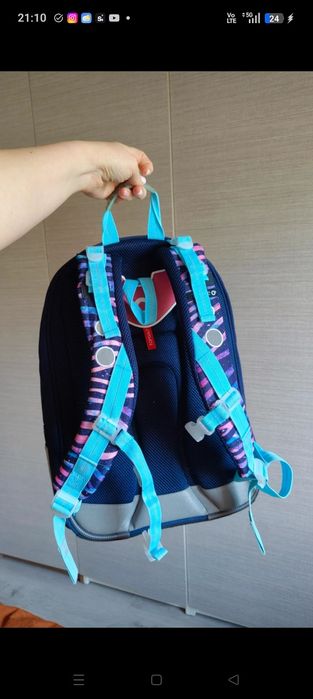 Topgal tornister zebra plecak szkolny