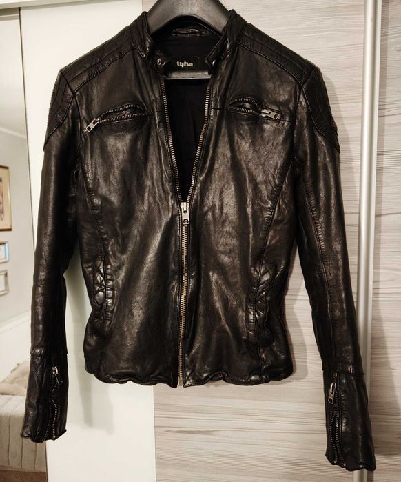 Ramoneska męska, skórzana Tigha M