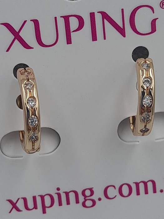 Drobne kolczyki kółeczka Xuping