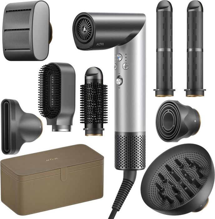 Nowy MOVA Master 10 MultiStyler 8 nasadek 1600W Coanda