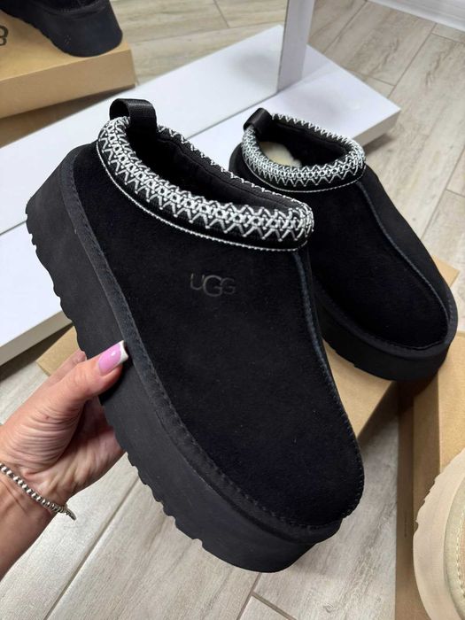 Женские Угги Ugg замшевые угги натуральный мех