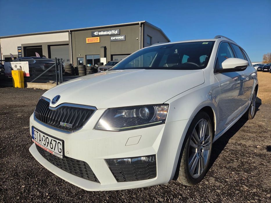 Skoda Octavia VRS#led#ksenon#skóra#panorama#navi#stan bdb#bezwypadkowy