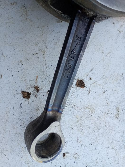 Wał korbowy MZ , silnik korbowód