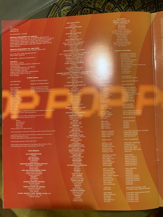 Programa U2 POPmart Tour ‘97