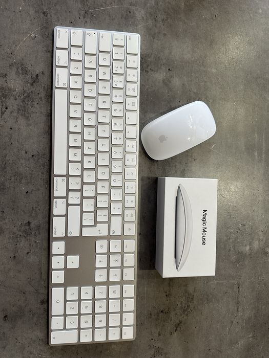 Zestaw Apple Magic Keyboard A1843 + Magic Mouse A1657 Lublin • OLX.pl