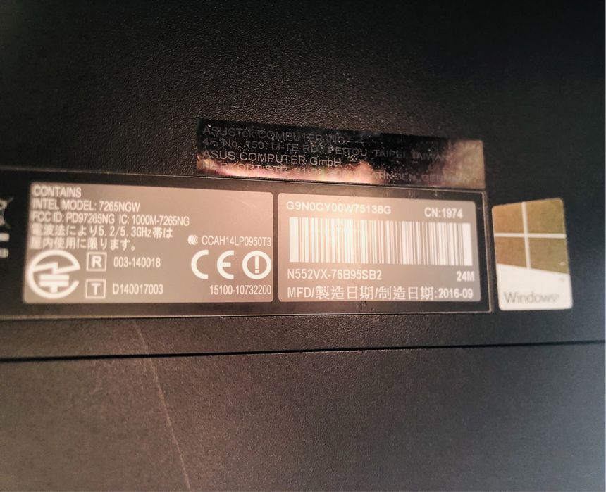 Portátil ASUS 15,6” 4K