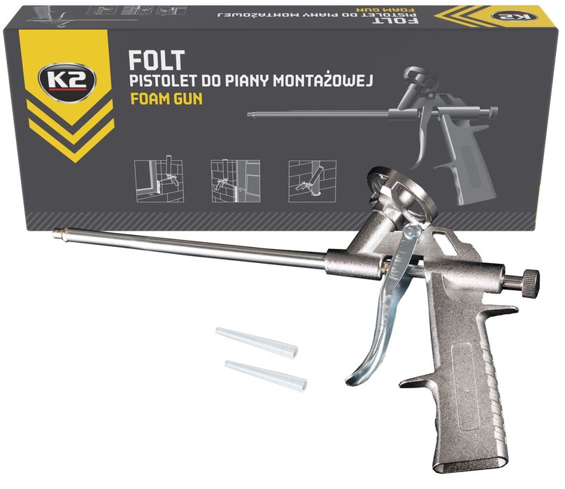 K2 B520 Folt Metalowy Pistolet Do Piany Montażowej Z Regulacją