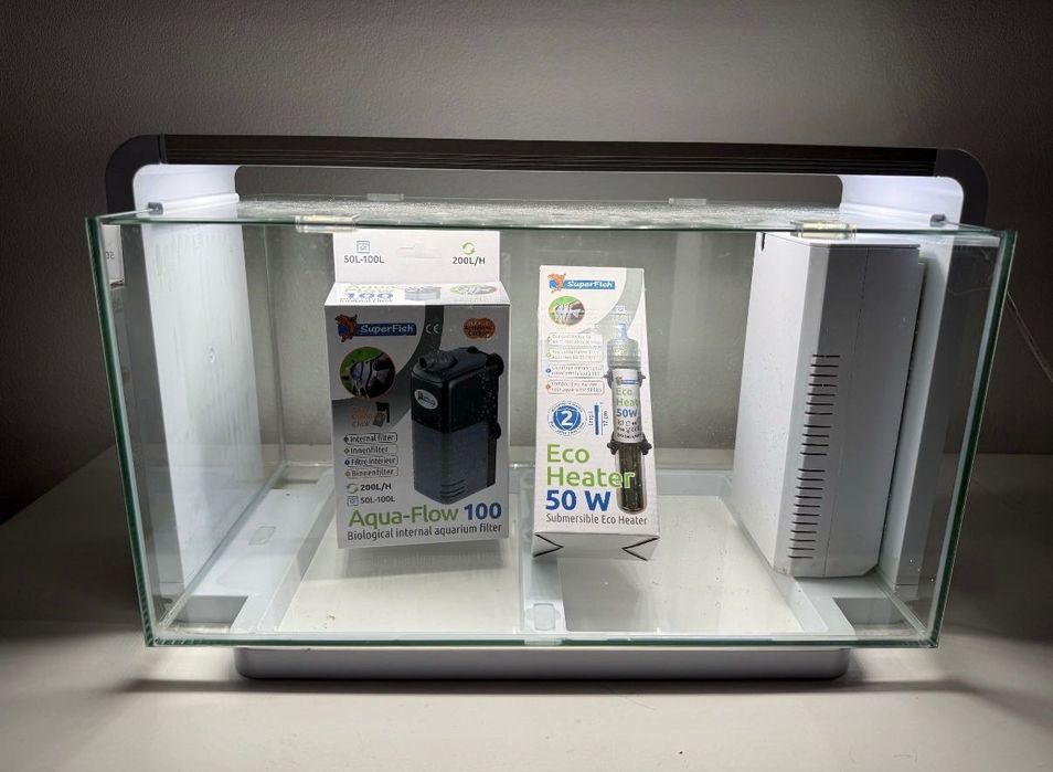 Aquário SuperFish Home ProLED 30 Branco c/ EXTRAS
