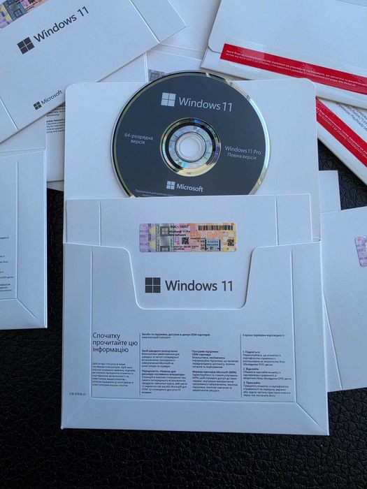 Microsoft Windows 11 Pro OEM DVD FQC-10557 українська — ключ ліцензія COA наліпка, ключ Віндовс 11 Про, Активация Виндовс 11 Про