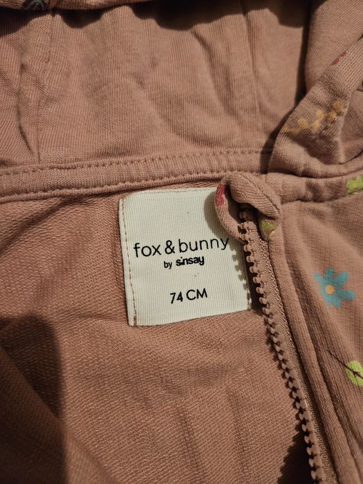 Dziewczęca bluza Fox & Bunny Sinsay. Rozmiar 74