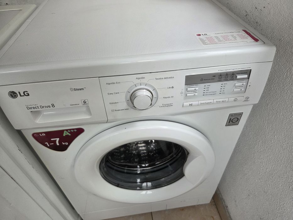 Maq. LG 8k DDrive C/GARANTIA escrita instala gratis n~se ouve
