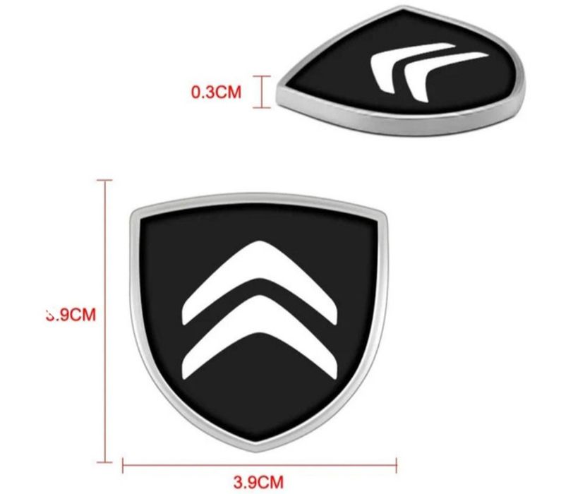 Emblema decorativo em Metal  Logomarca Citroen