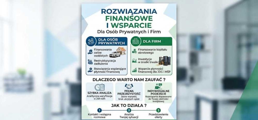 Szybkie i wygodne pożyczki polskie dla osób fizycznych i firm