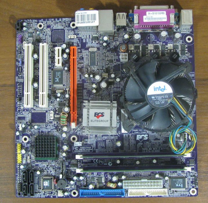 Плата материнская ESC 945g-m3 rev 3.0