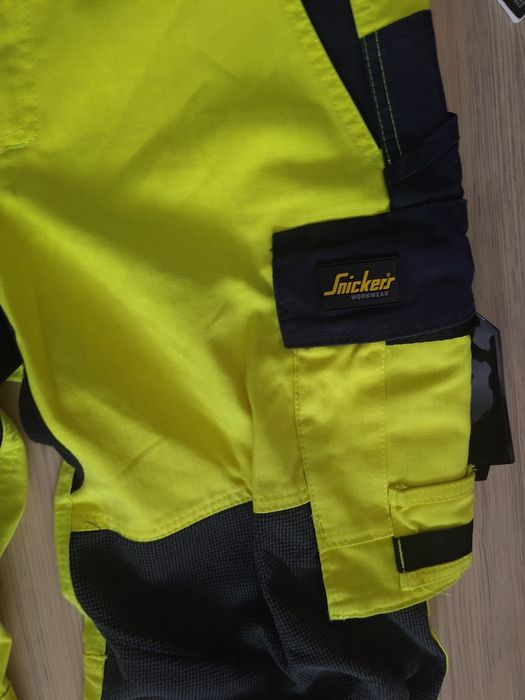 Snickers ProtecWork 100 spodnie robocze multi norm trudnopalne antystatyczne hi-vis