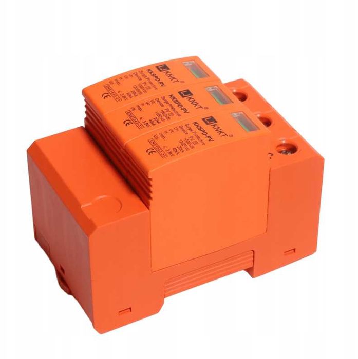 Ogranicznik Przepięć Ochronnik PV 1000V DC 3P T2 Na Szynę DIN - OKAZJA