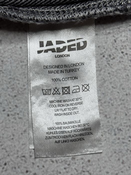 Jaded London Washed Grey 26,28,30,32,34,36 Colossus Jeans