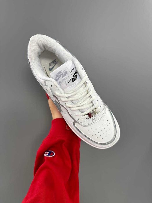 Кросівки Nike Air Force 1 Shadow White Silver premium