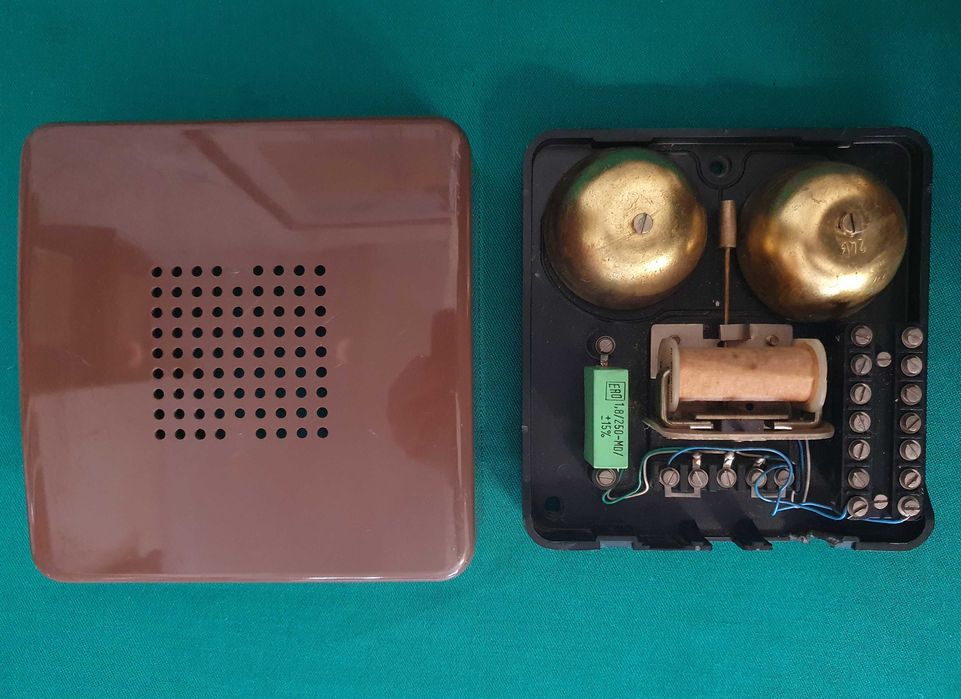 Campainha / buzzer antiga, para telefones analógicos - vintage