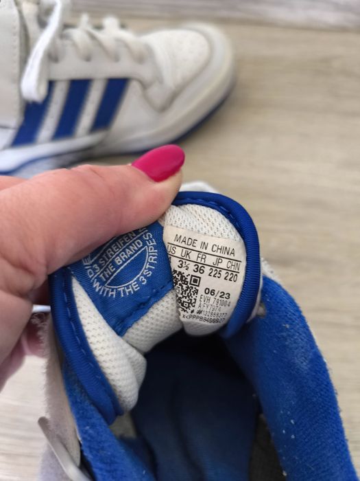 Adidas forum low niebieskie r.36