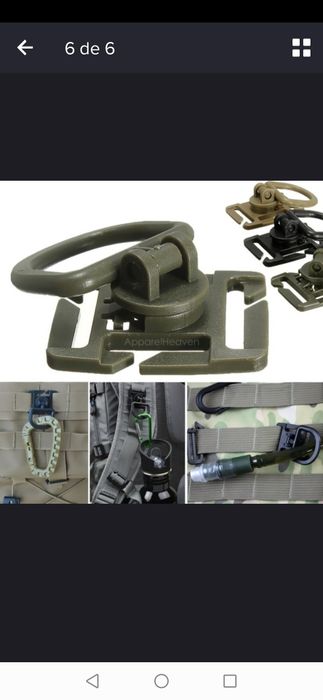 Clip fivela molle