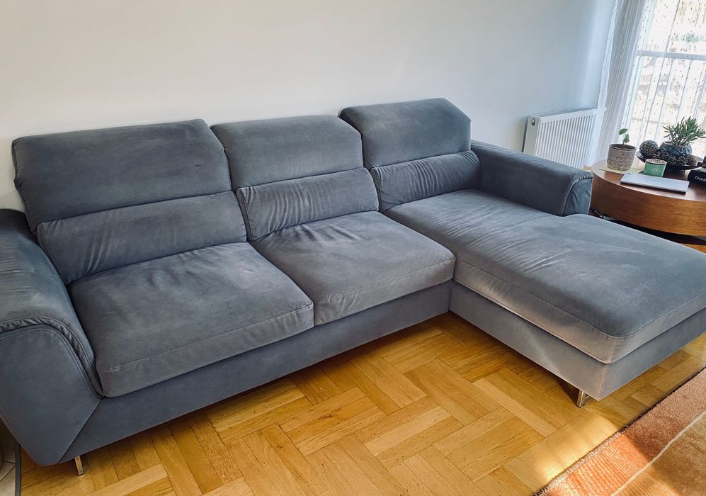 Sofa narożna alcantara KLER