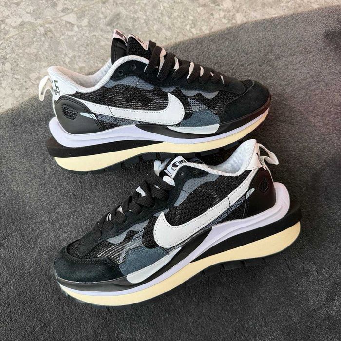 Кросівки Nike x Sacai VaporWaffle Black White