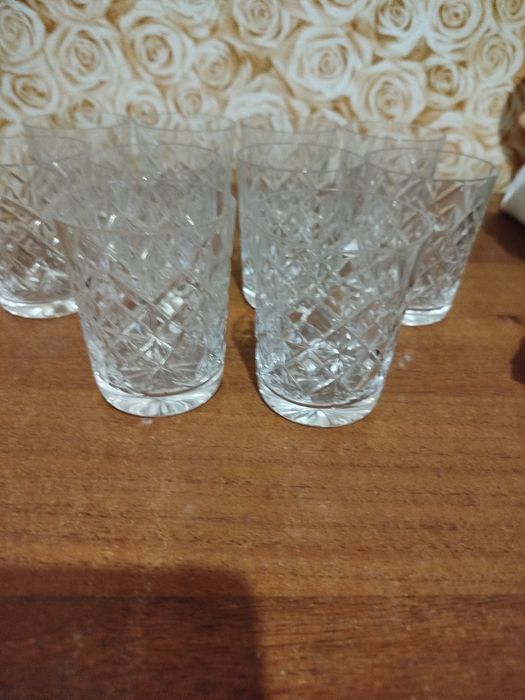 Хрустальные рюмки производство Ссср