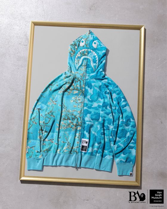 Зіп-худі BAPE x Van Gogh Museum (Розмір L) / Зіпка Бейп Ван Гог