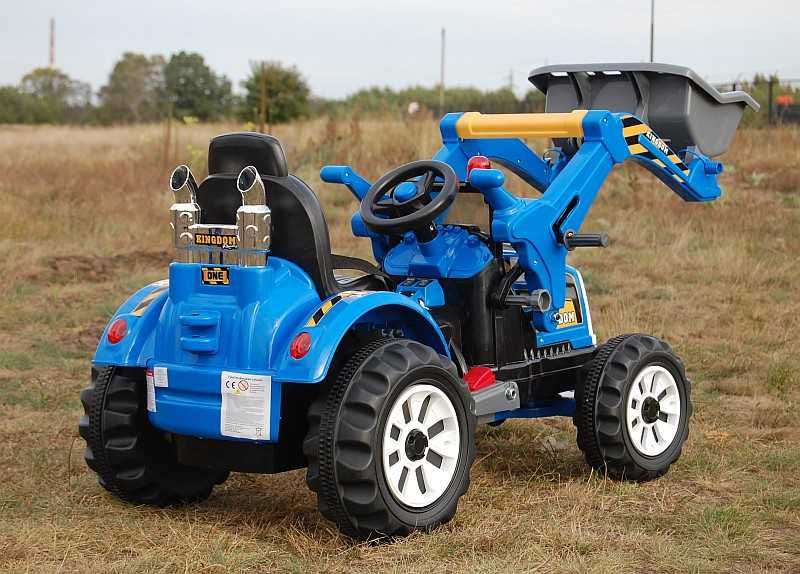 BAWIBUS.PL Auto na akumulator TRAKTOR Z ŁYŻKĄ KOPARKA jeep spychacz