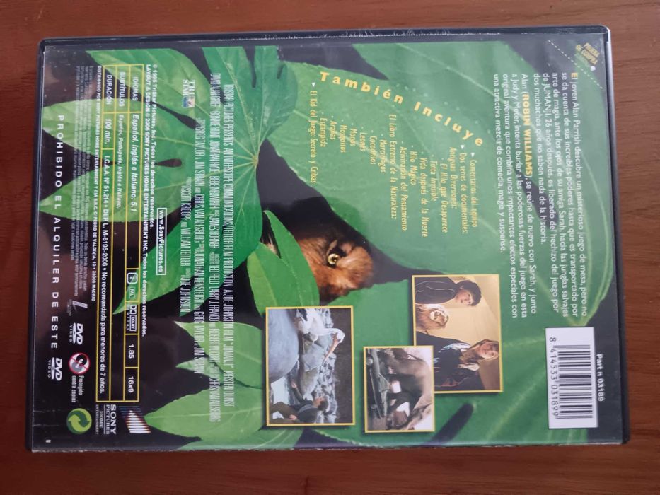 filme dvd original - jumanji