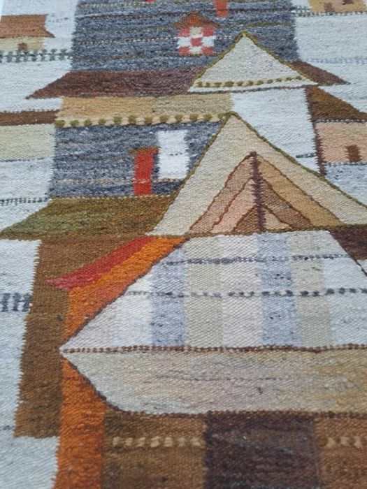 Vintage PRL kilim / gobelin Podhale proj. Hanna Czajkowska l. 80-te