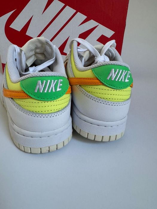 Nowe sneakersy buty unisex WMNS NIKE DUNK LOW kolorowe białe 36,5