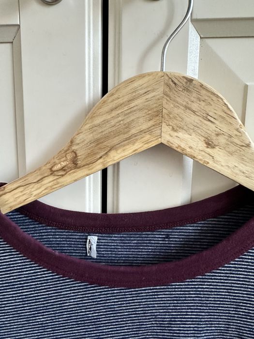 Top koszulka crop krótka damska S 36 w paski pull&bear wiskoza basic